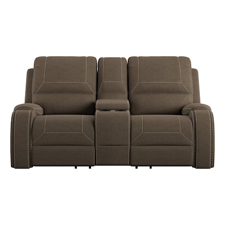 Reclining Console Loveseat