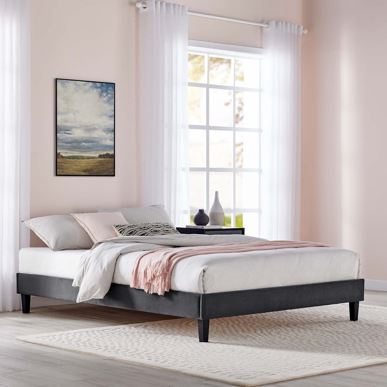 Modway Reign King Platform Bed Frame