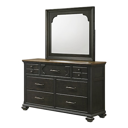 Dresser & Mirror Set