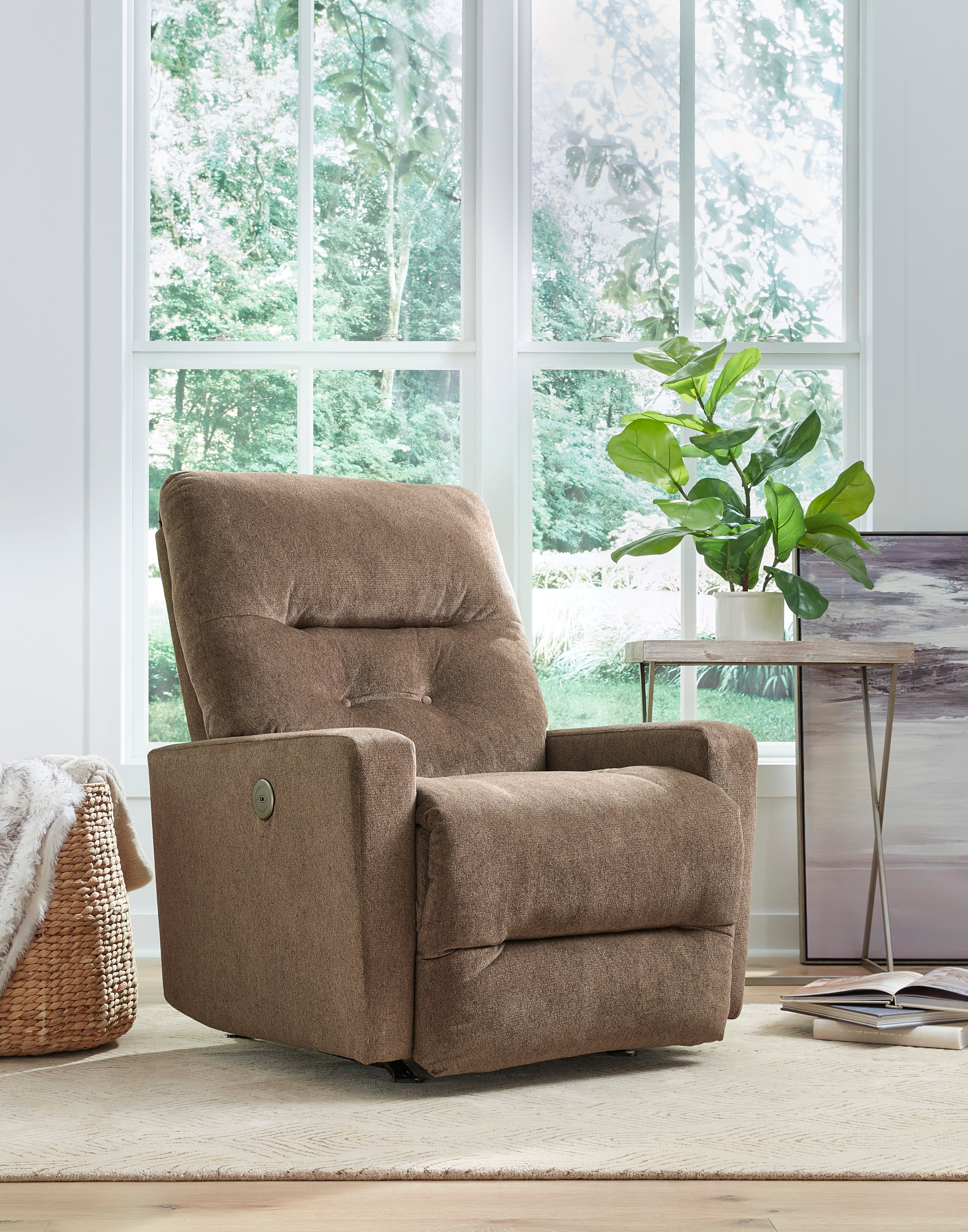 Best Home Furnishings Gentry 6MP25 20866 Power Swivel Glider Recliner