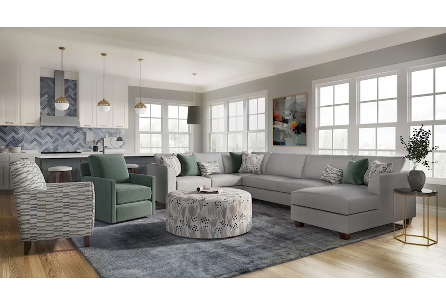28 WENDY LINEN Living Room Set by Fusion Furniture at Esprit Decor Home Furnishings