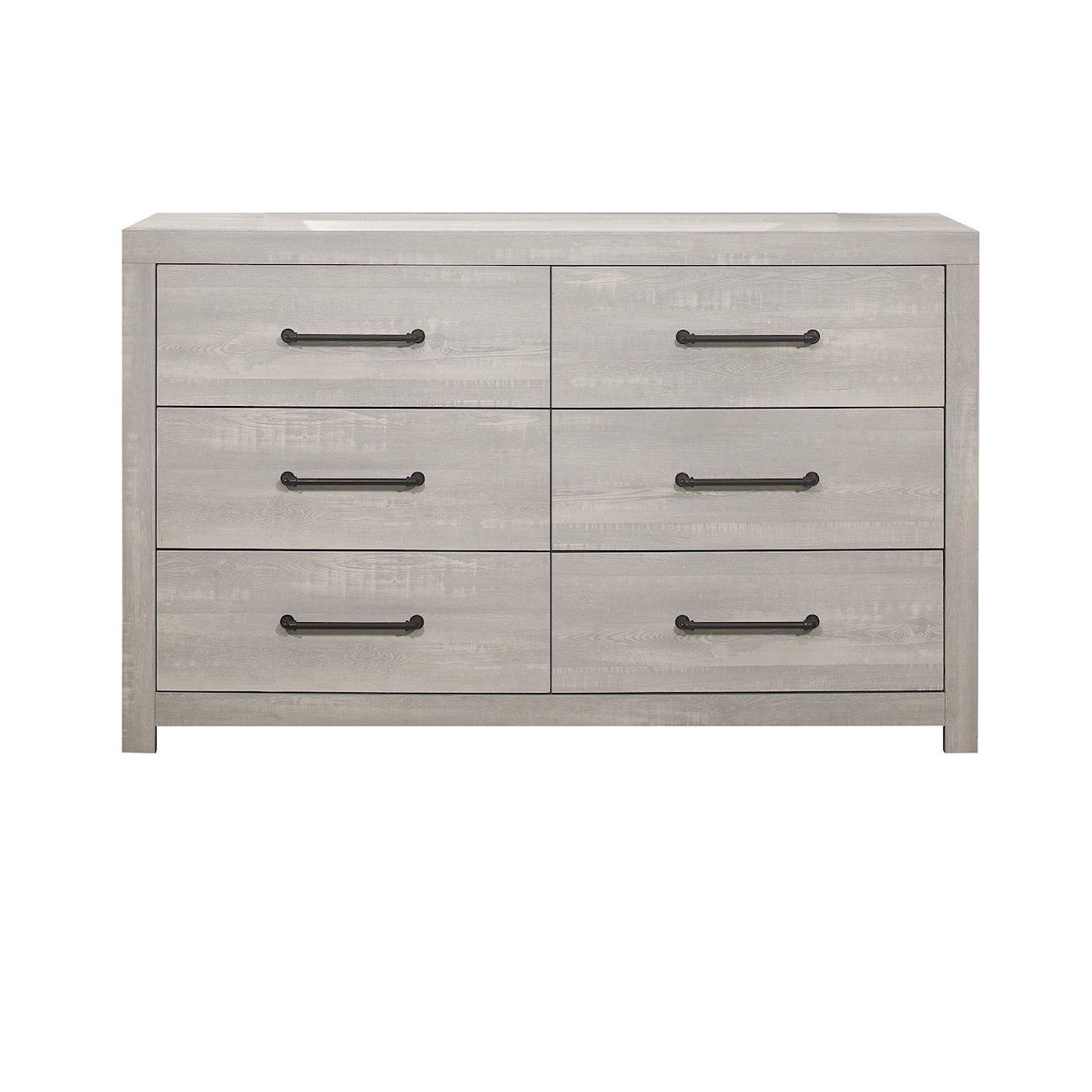 Global Furniture LINWOOD 6-Drawer Dresser and Mirror Set
