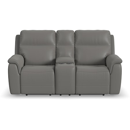 Power Reclining Console Loveseat