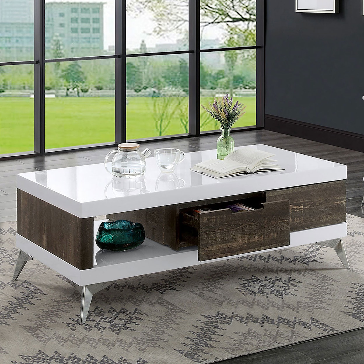 Furniture of America Corinne Coffee Table