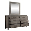 Liberty Furniture Modern Farmhouse Dresser and Mirror Set