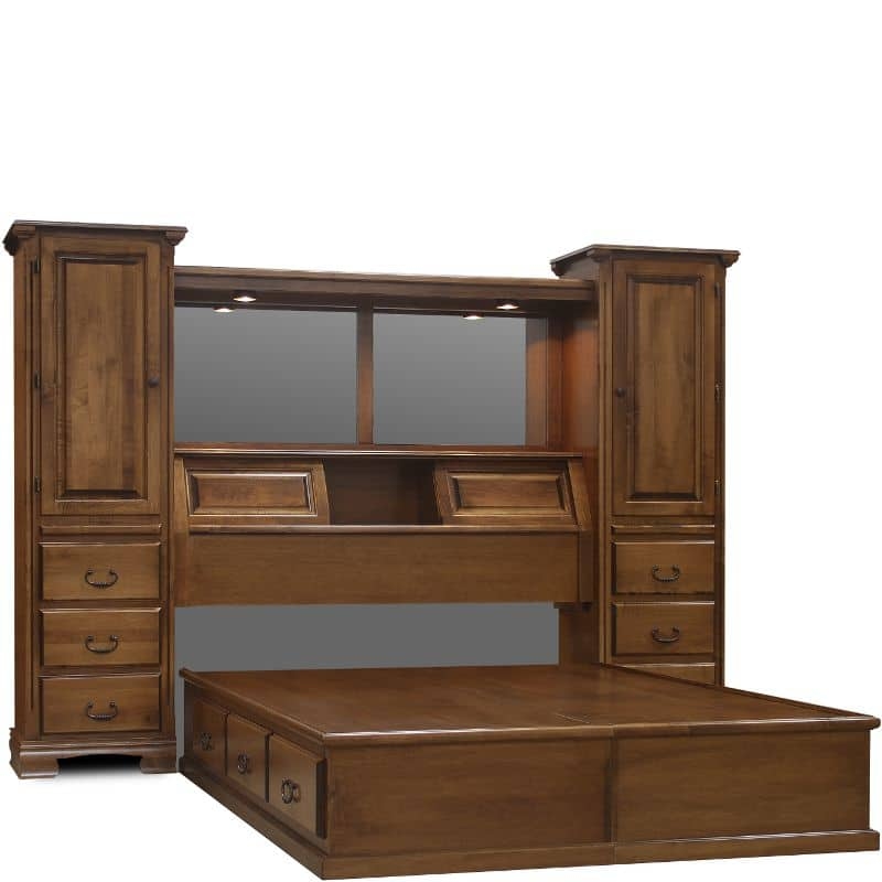 King Storage Bed