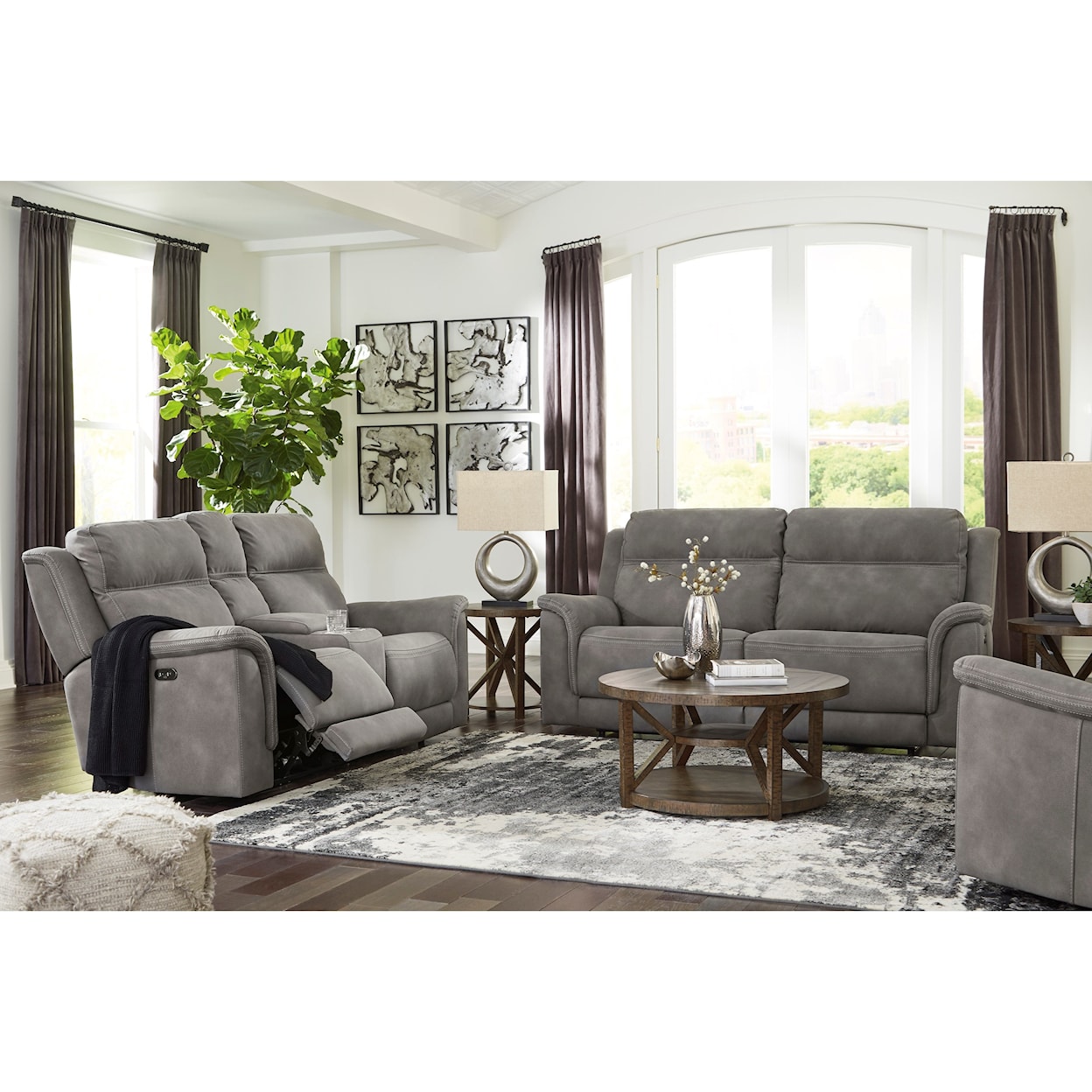 Ashley Furniture Signature Design Next-Gen DuraPella Power Reclining Living Room Group