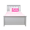 Jackpot Kids Single Beds Youth Twin Single Bed in Gray