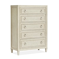 Contemporary 5-Drawer Chest of Drawers