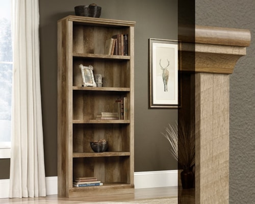 Rustic East Canyon 5-Shelf Bookcase - Craftsman Oak