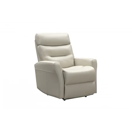 Contemporary Power Recliner with Power Headrest and Lumbar