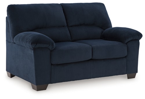 Loveseat in Corduroy Fabric