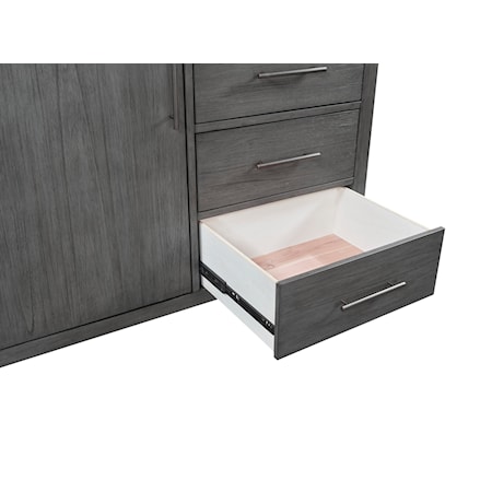 5-Drawer Door Chest