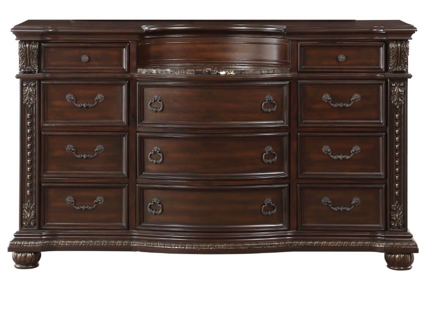 5-Piece Queen Upholstered Sleigh Bedroom Set