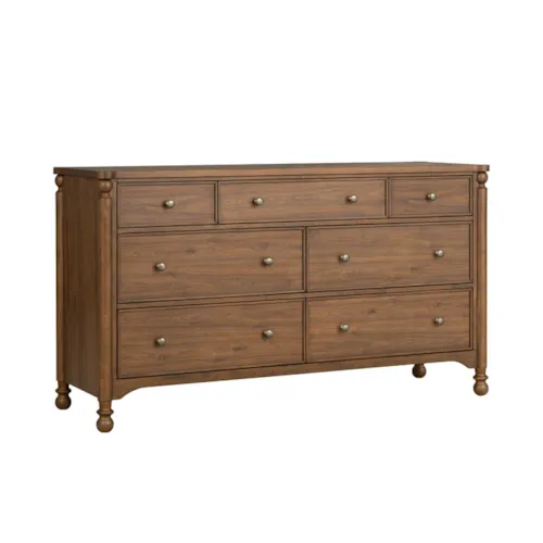 Traditional Seven-Drawer Dresser with Soft-Close Drawers