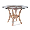 Braxton Culler Pier Point Pier Point 36" Round Glass Top Dining Table