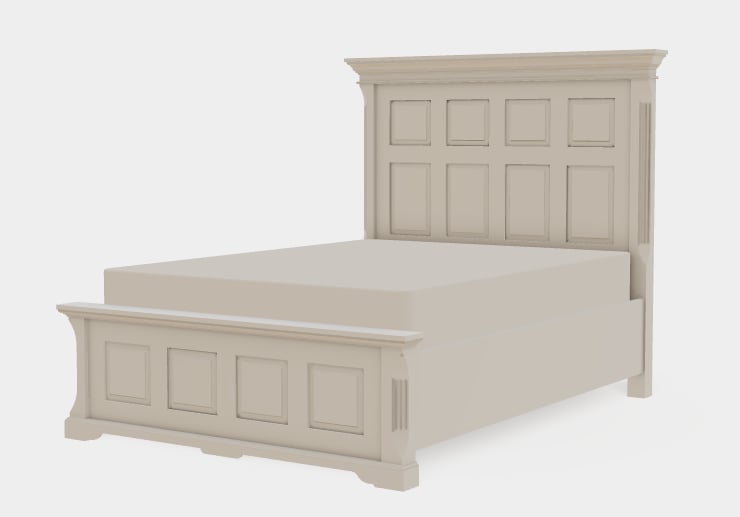 Full Panel Bed Left Drawerside