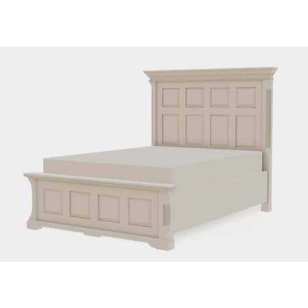 Queen Panel Bed Left Drawerside