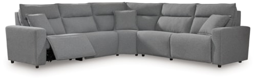 5-Piece Power Reclining Sectional