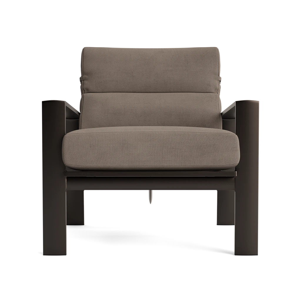 Cushioned Aluminum Lounge Chair