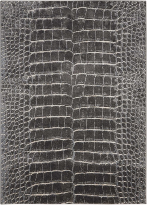 3'10" x 5'10" Charcoal Rectangle Rug