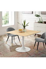 Modway Lippa 24" Square Dining Table
