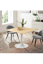 Modway Lippa 60" Oval Dining Table