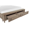 Magnussen Home Paxton Place Bedroom Queen Lamp Panel Storage Bed