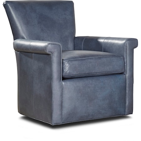 Swivel Glider Chair with Key Arms