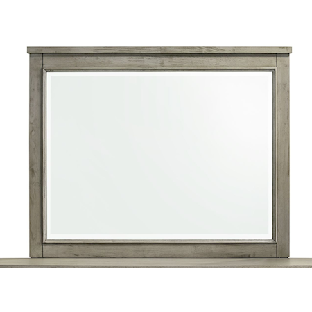 Transitional Dresser Landscape Mirror