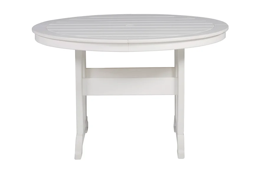 Crescent Luxe Outdoor Dining Table by Signature Design by Ashley at Sparks HomeStore