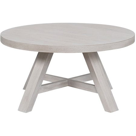 Farmhouse Round Cocktail Table