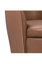 Parker Living Barolo Contemporary Leather Swivel Barrel Chair