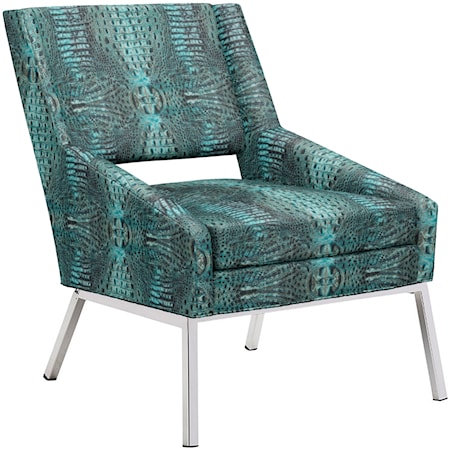 Amani Chair w/ Polished Chrome Base