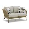 Signature Design by Ashley Swiss Valley Outdoor Loveseat