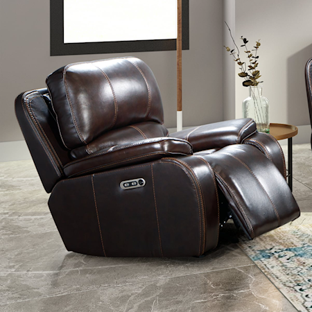 Casual Leather Recliner