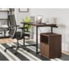 homestyles Merge Desk with File Cabinet