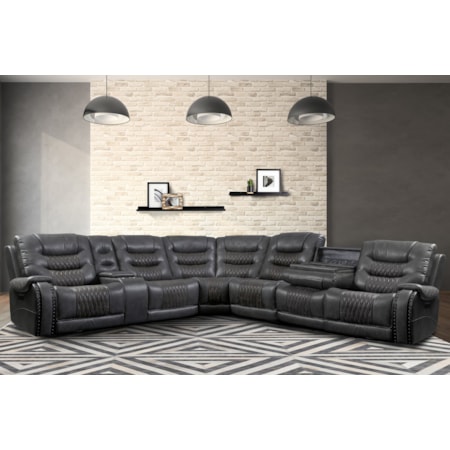 7 Piece Modular Power Sectional