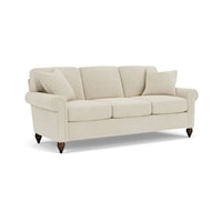 Transitional 3-Seat Sofa with Rolled Arms