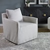 Uttermost Welland Welland Gray Swivel Chair