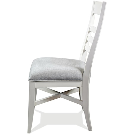 Upholstered Ladder Back Chair