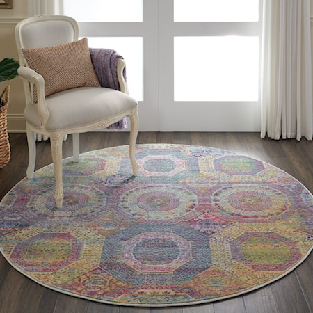 6&apos; Round  Rug