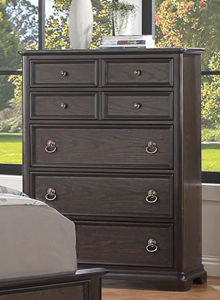 Crown Mark Duke B16204 Transitional 5Drawer Bedroom Chest Royal