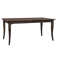 Transitional Dining Table with 18" Leaf