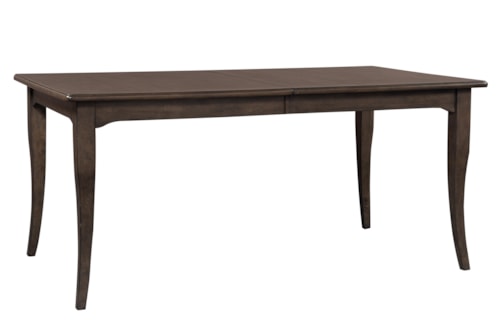 Transitional Dining Table with 18" Leaf