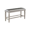 CM Klina Upholstered Counter-Height Dining Bench