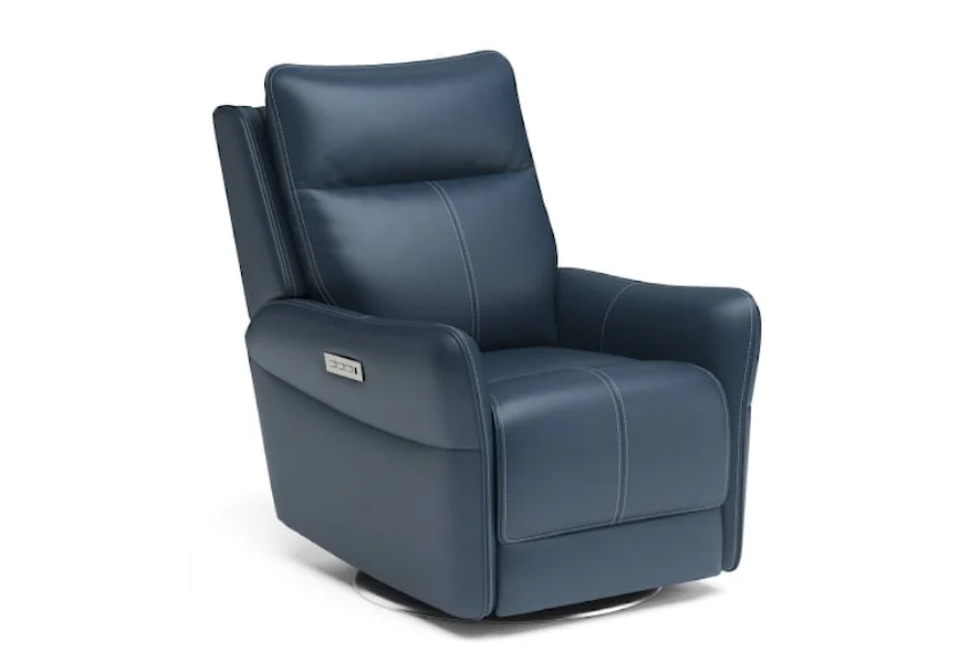 1504 Spin Power Swivel Recliner by Flexsteel at Home Collections Furniture
