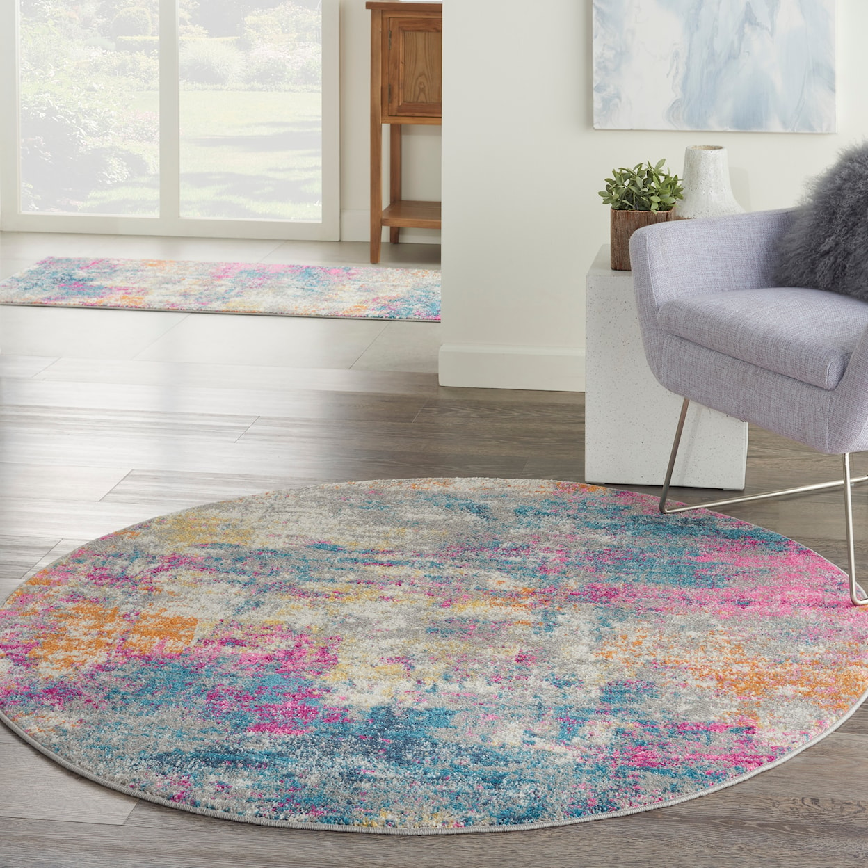 Nourison Passion 4' Round  Rug