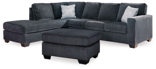 2-Piece Sectional With Chaise And Ottoman