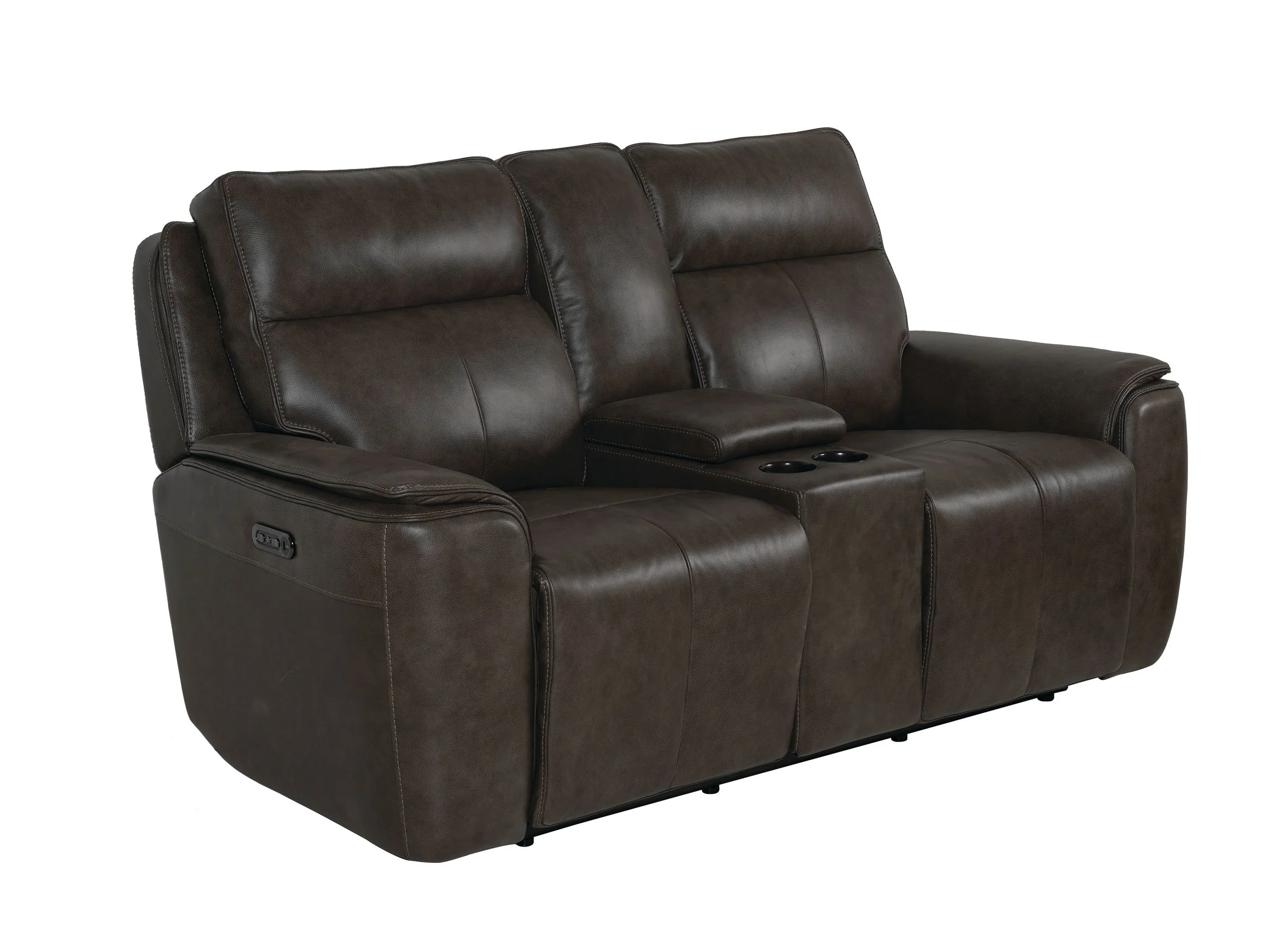 Bassett MANTEO Motion Loveseat w/Power & Console